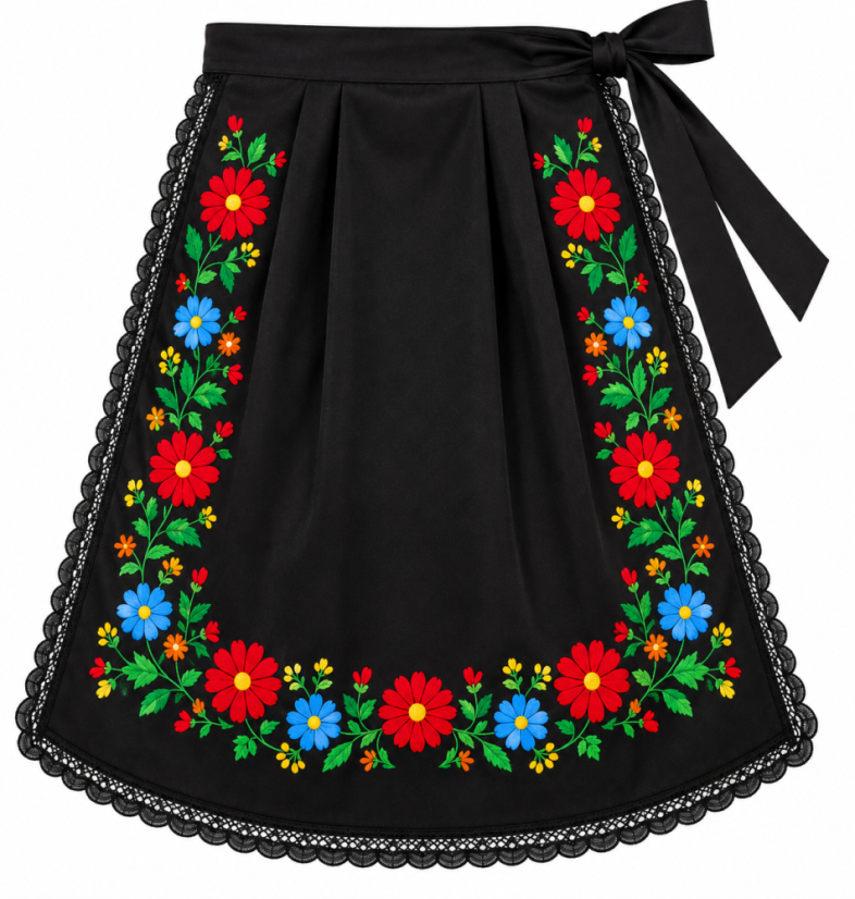Vyšívaná zástera - Monika