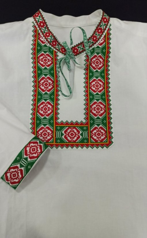 Vyšívaná košeľa - Marek - Veľkosť: XL, Farba: Červená