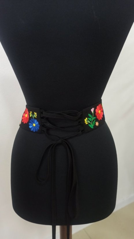 Folklórny opasok - Zuzana - Farba: Biela