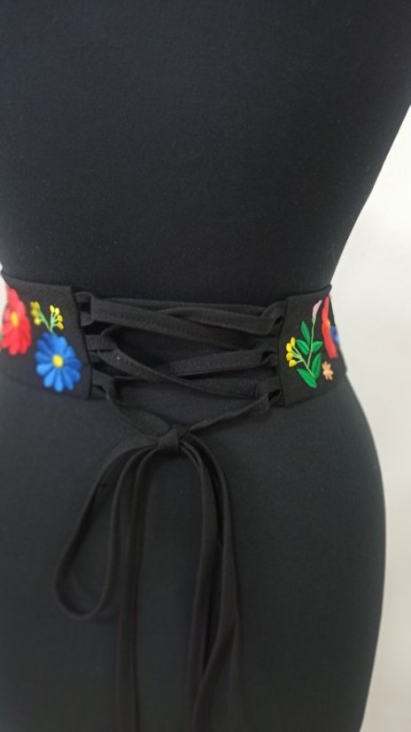 Folklórny opasok - Zuzana - Farba: Biela