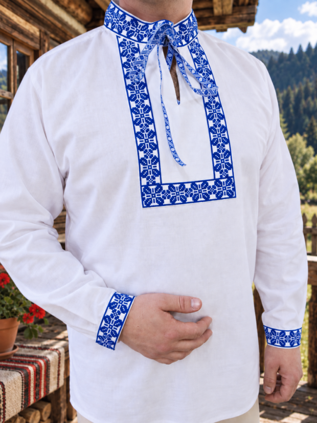 Vyšívaná košeľa - Milo - Veľkosť: L, Farba: Zelená