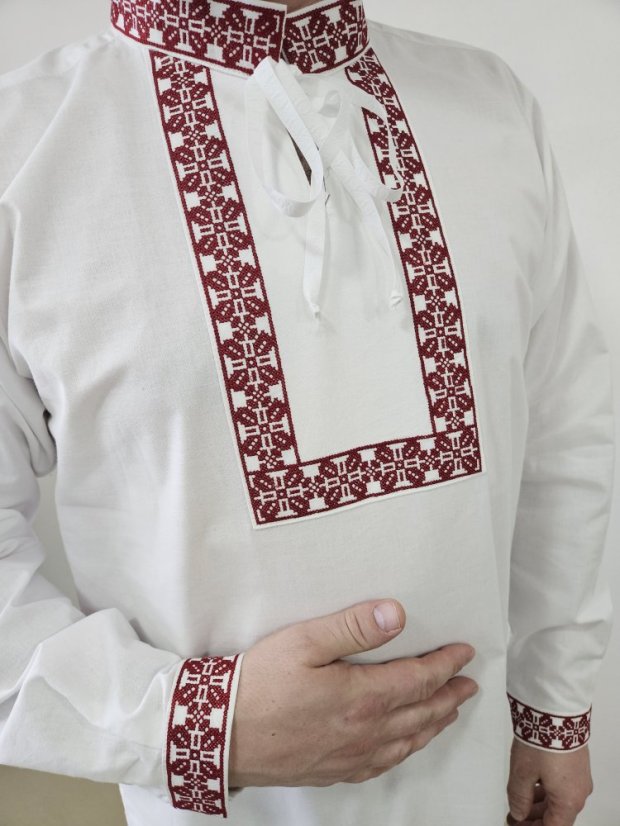 Vyšívaná košeľa - Milo - Veľkosť: XXL, Farba: Modrá
